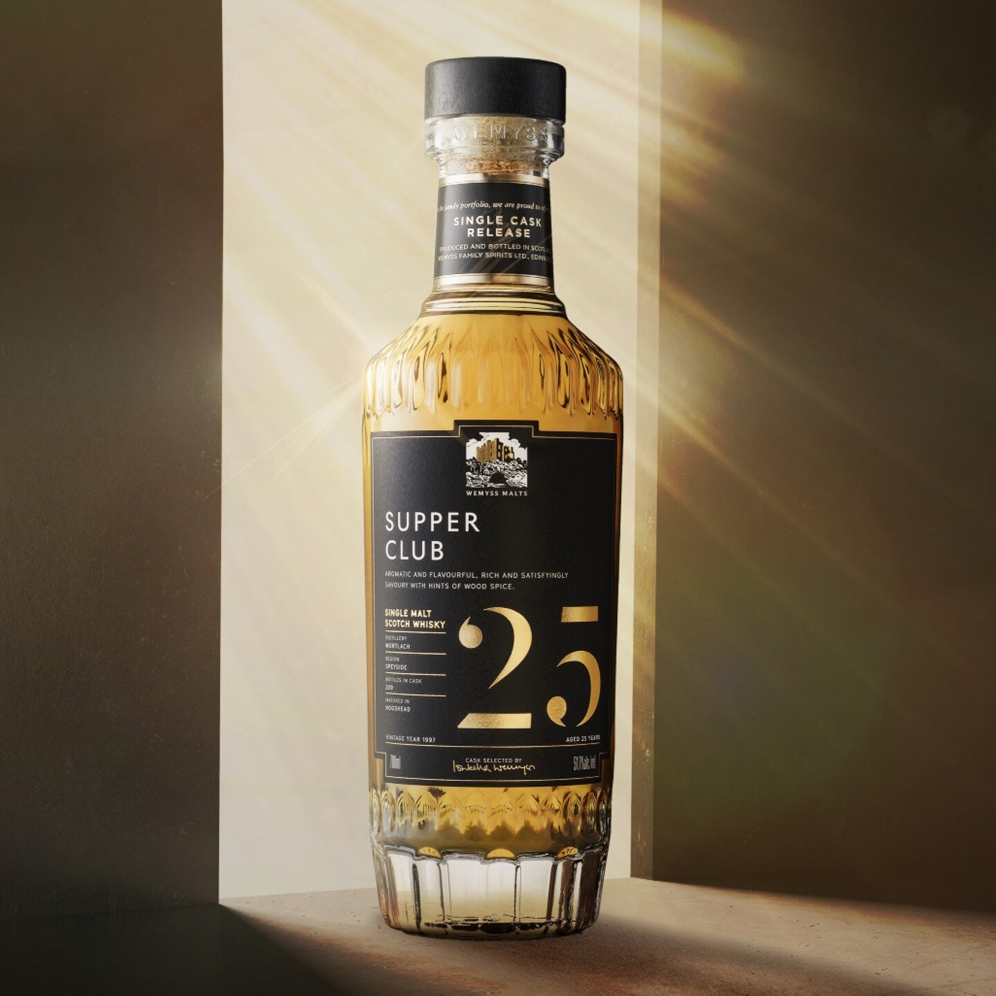 We're incredibly excited to reveal to you a new look for our single casks and the arrival of Supper Club, our Cask Club exclusive whisky for 2022.

Aromatic and flavourful, rich and satisfyingly savoury with hints of wood spice, Supper Club has been 