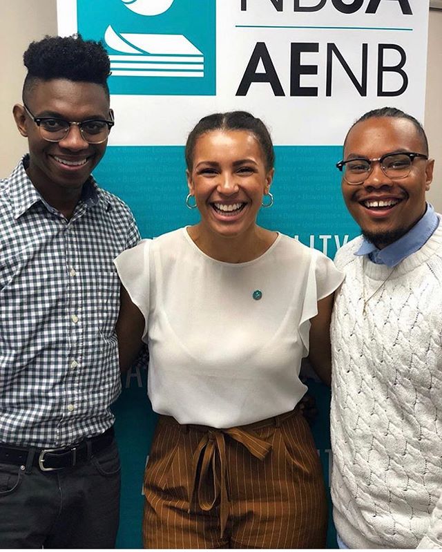 NBSA is pleased to welcome our Executive Team ( Vice Chair: Husoni Raymond Chair: Emelyana Titarenko Executive Director: Kjeld-Mizpah (KJ) Conyers-Steede )! Under their leadership, we are confident that they will lead the organization successfully, well upholding its core values. #nbpoli #nbpse