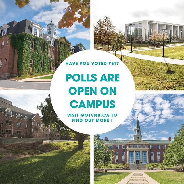 Have you had a chance to vote yet? Polls are on campus today from 9am-7pm and tomorrow 9am-5pm!
