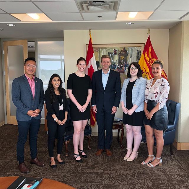 This afternoon some of our board members and home office staff had an opportunity to speak about our “Get Out The Vote” campaign and our annual plan with Premier Gallant