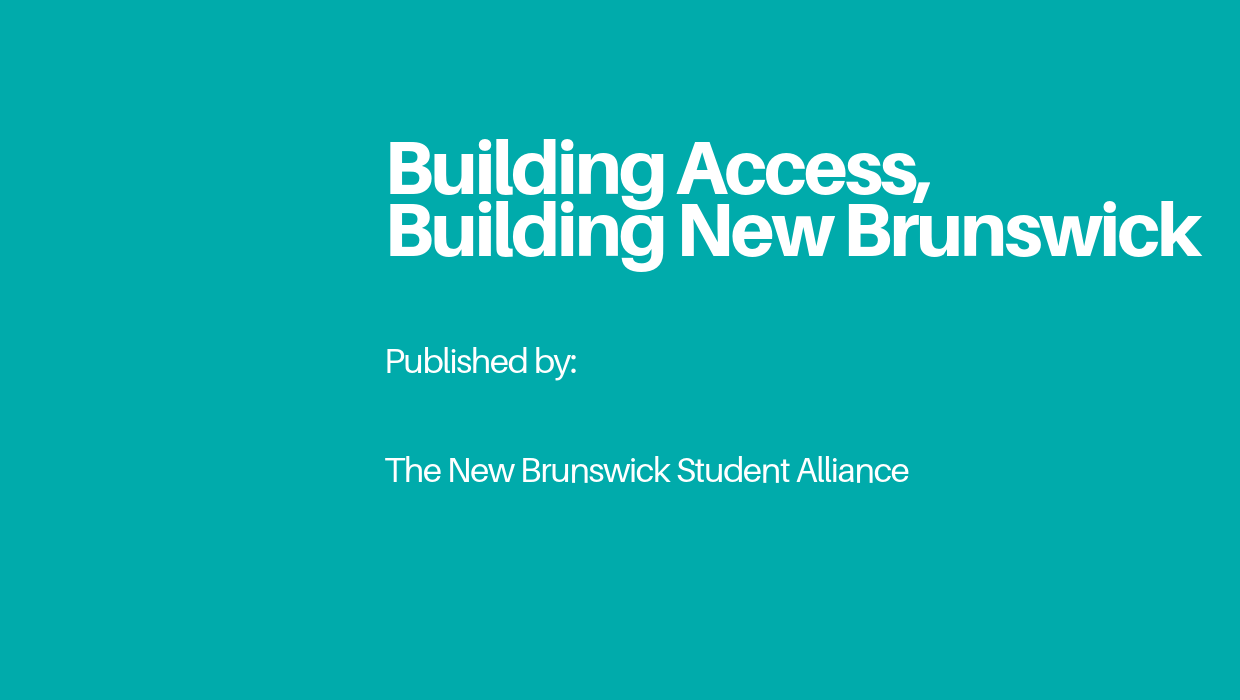 Reports And Submissions The New Brunswick Student Alliance