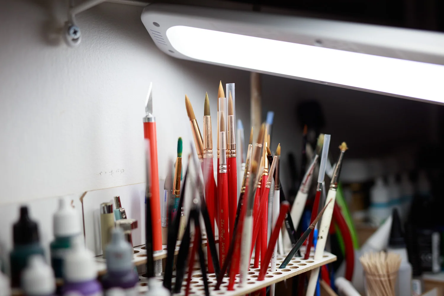 Tobolski kolinsky sable paintbrushes