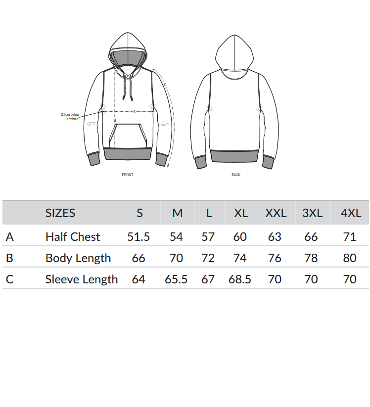 Storlek - Stanley-Stella Hoodie.png