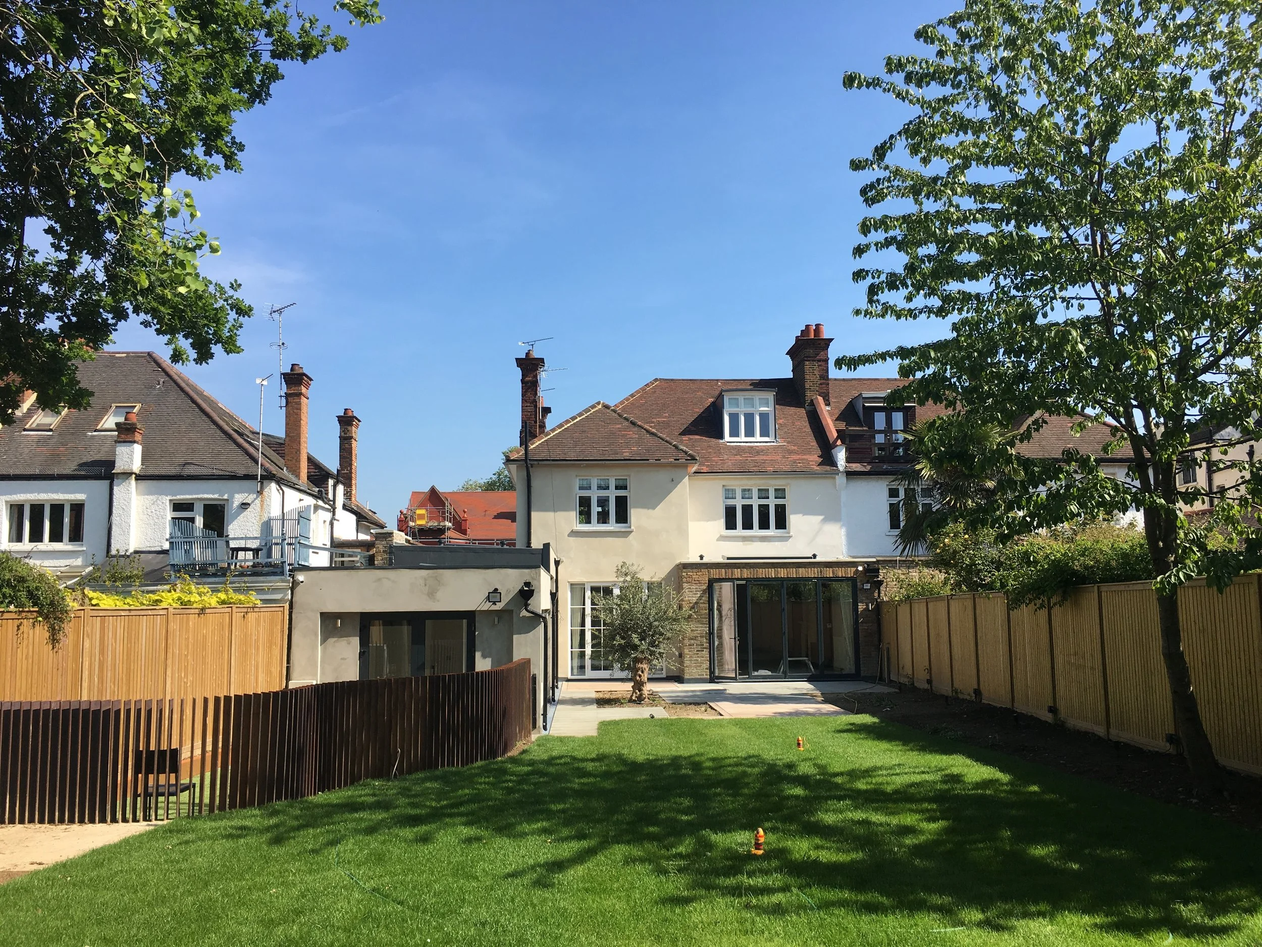  Full refurbishment throughout with a new extension to provide a study and bedroom at ground floor creating a multi-generational family house 