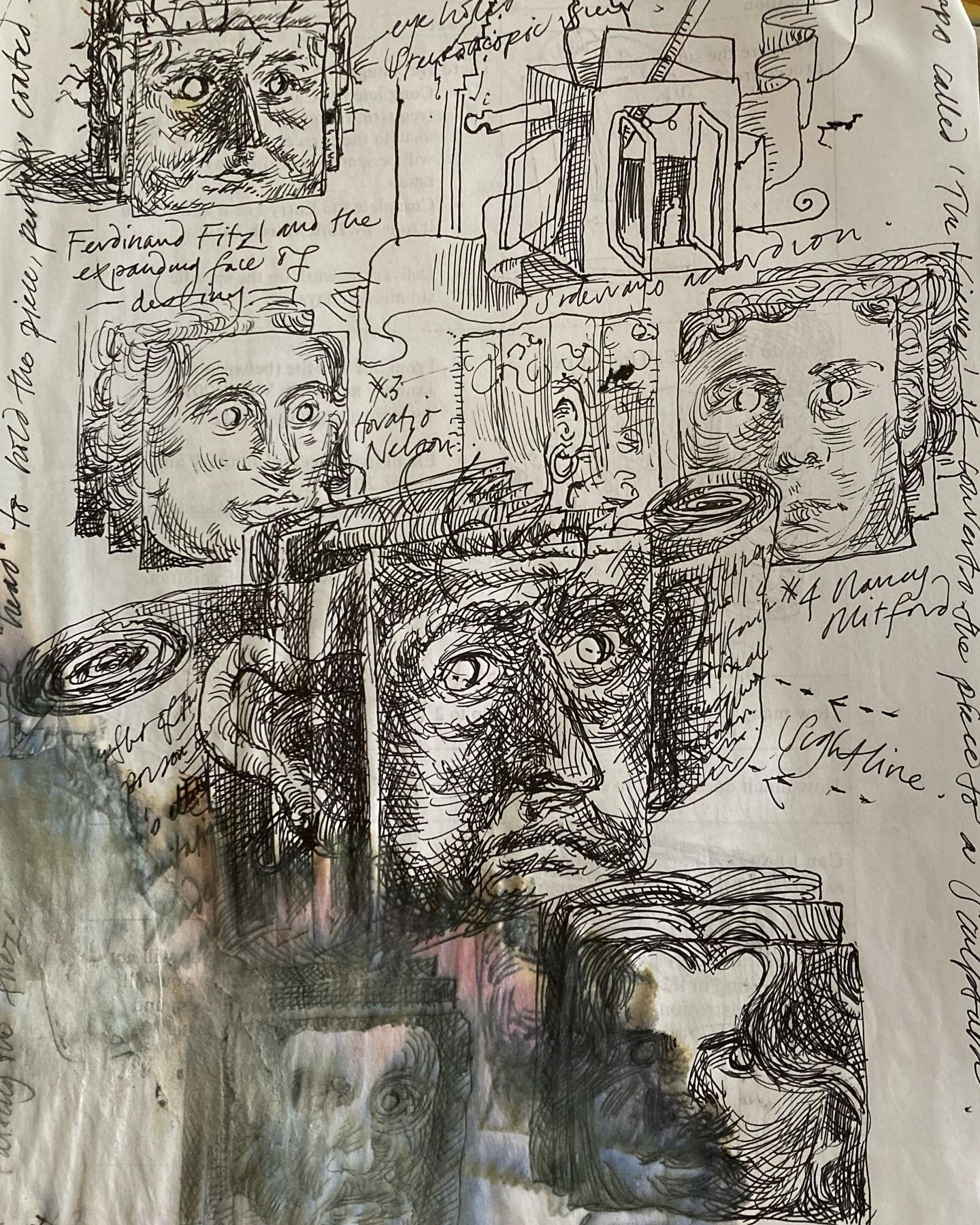 Another idea from the Drowned Sketchbook. M-Gazers: Ferdinand Fitzl and the Expanding Face of Destiny. Me neither.