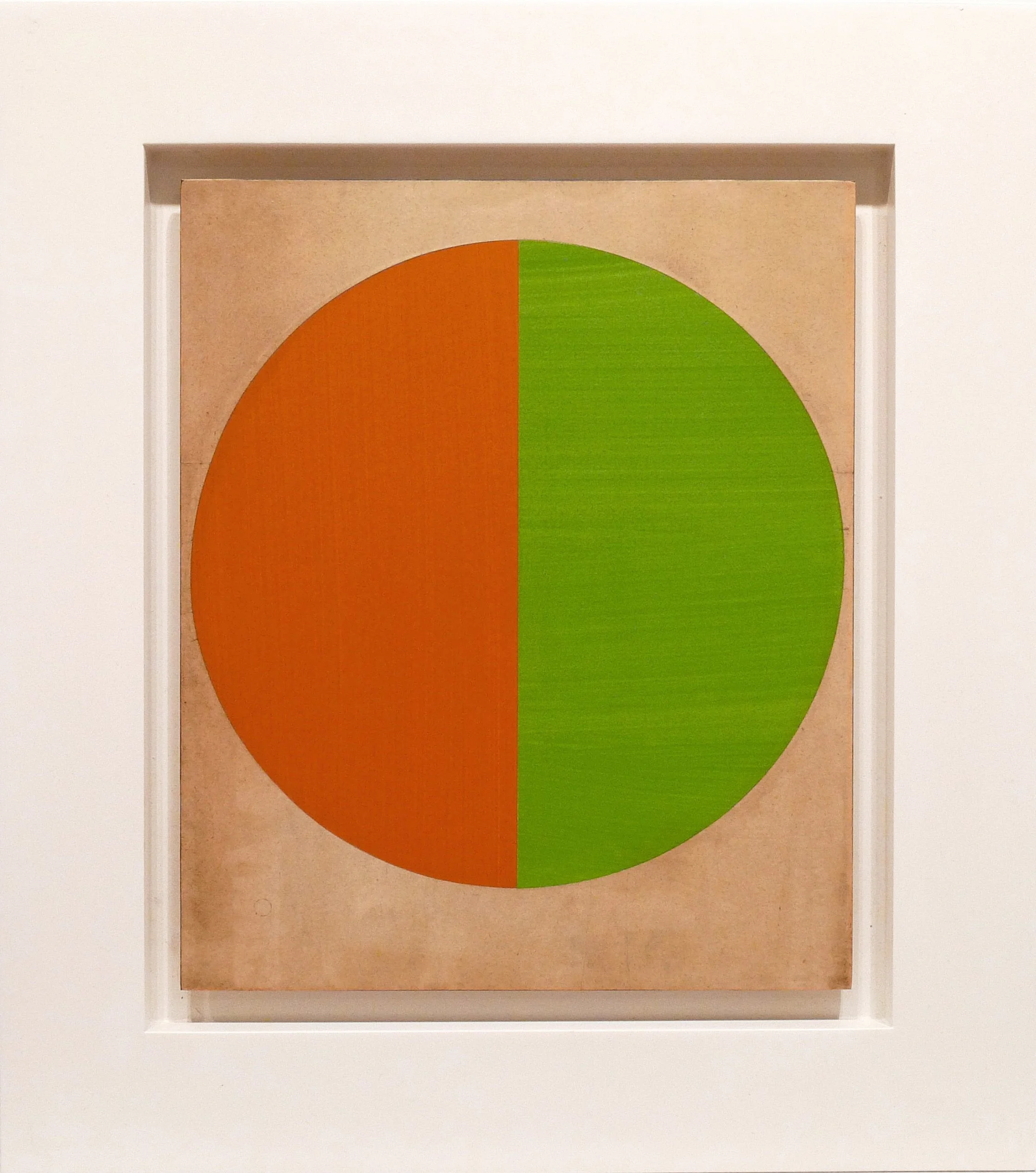 ROBERT KELLY  Círculo IX (Dualidade)  , 2018 tinta a óleo e técnica mista sobre masonita  43 x 35,56 cm