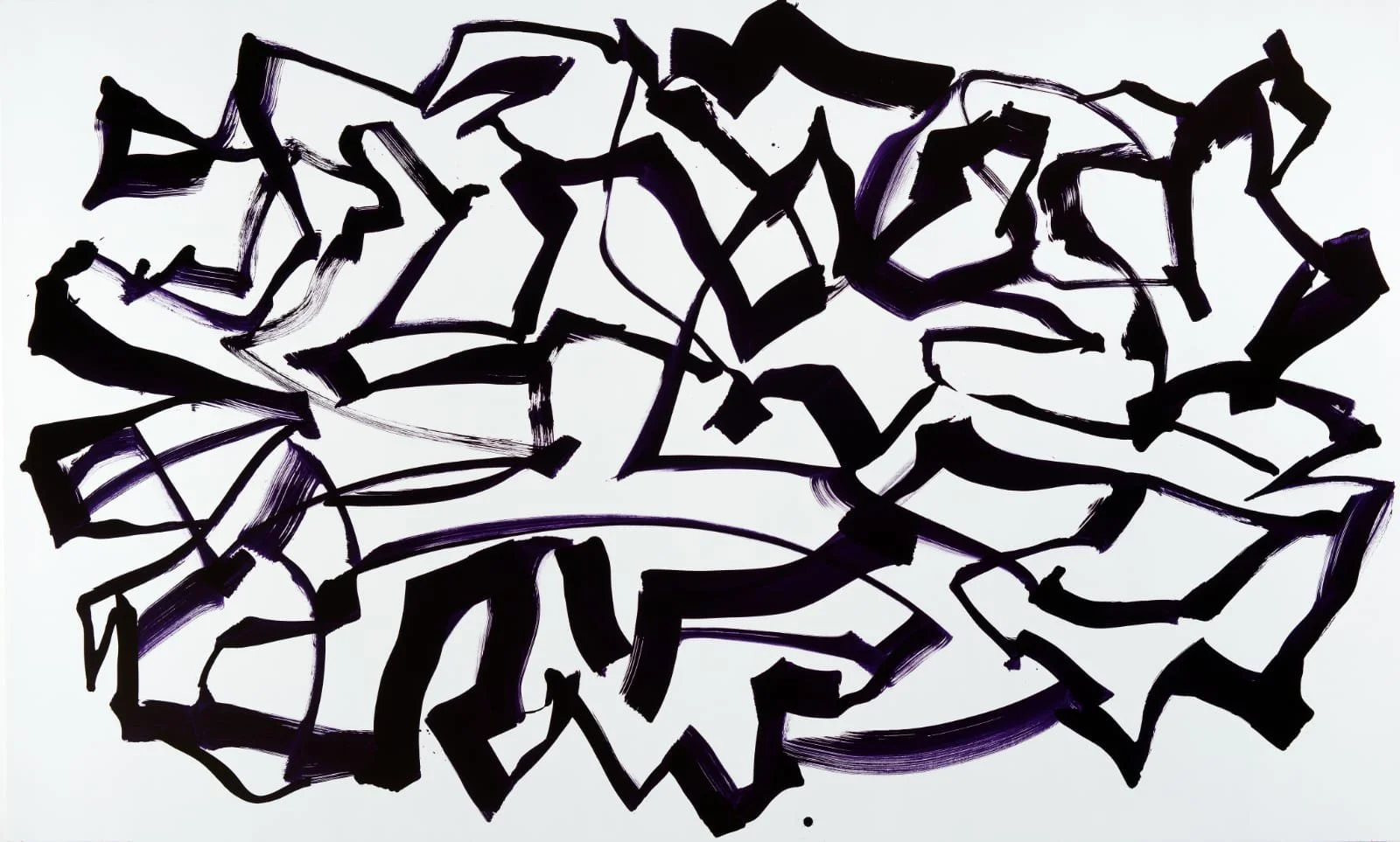 Daniel Feingold  oval orgânica #01 , 2022 óleo sobre tecido sintético 180 x 300 cm