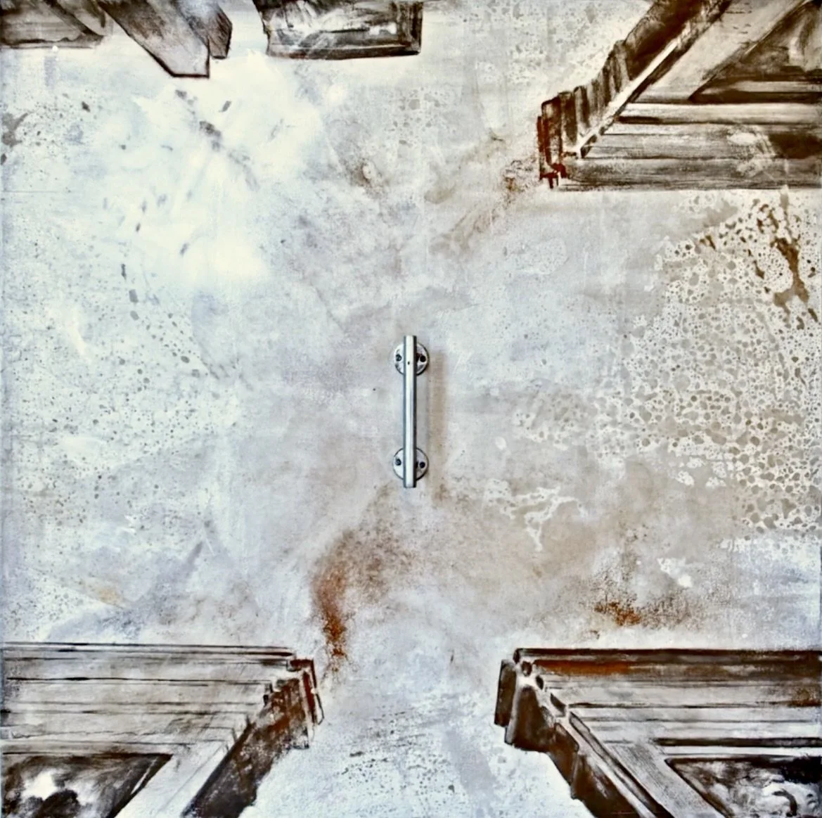  DANIEL SENISE  o super lúcido, 1999  acrílica e esmalte sintético  110 x 110 cm   