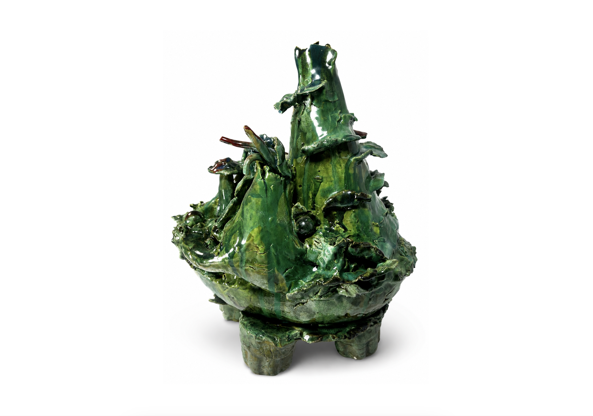  JACQUELINE BELOTTI  Catedral dos Cogumelos, 2024  cerâmica esmaltada em alta temperatura  33 x 26 x 19 cm 