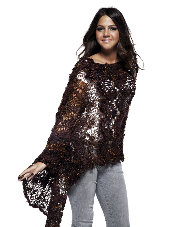 Dazzling Shawl Wrap with Sleeves
