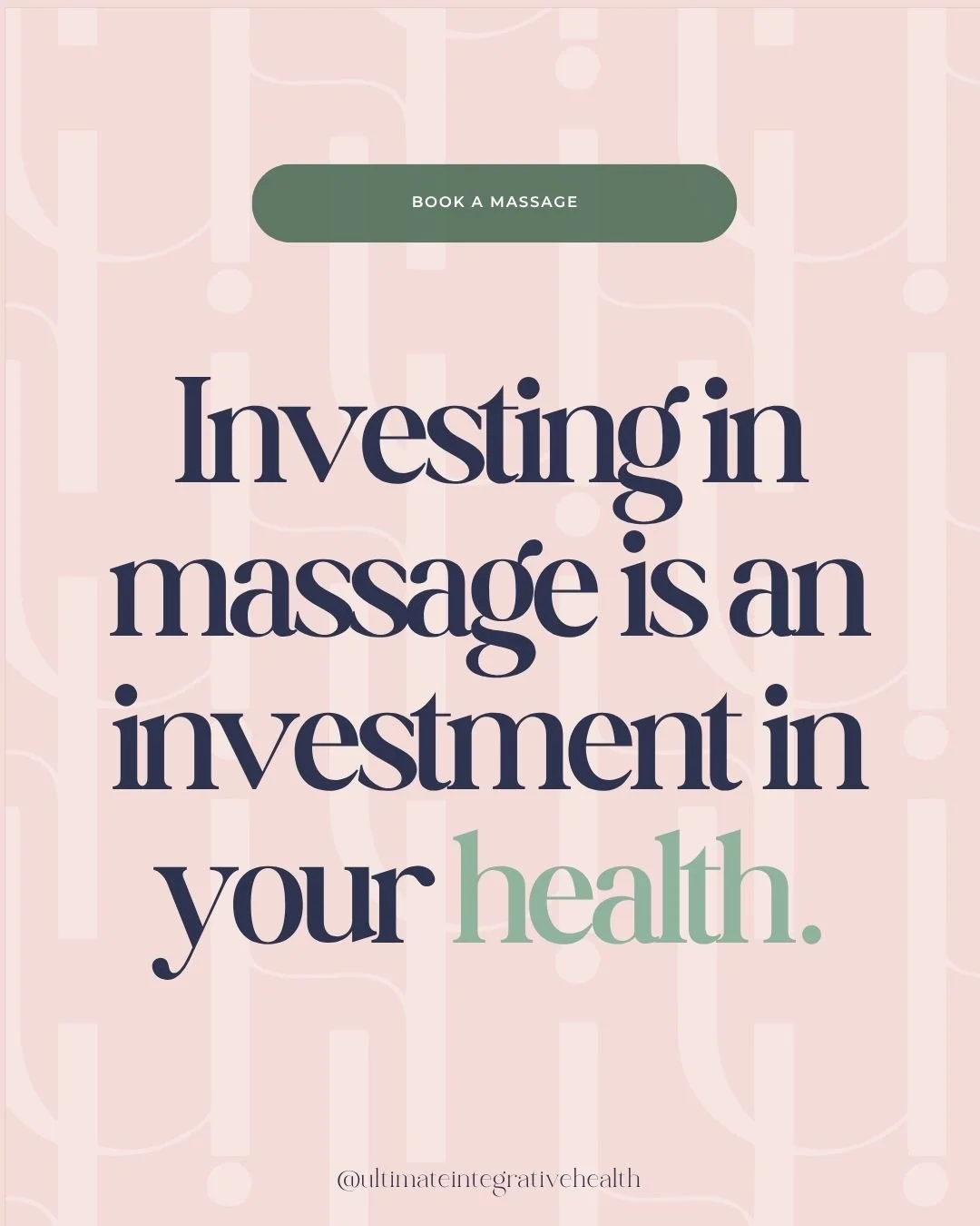 Investing in massage is an investment in your health.

Refer your friend with this discount for $10 off tell them to use the code:

 UIHFRIEND2025

For every friend you refer, receive a code to use for $15 off your next appointment. Ask us today!

📍