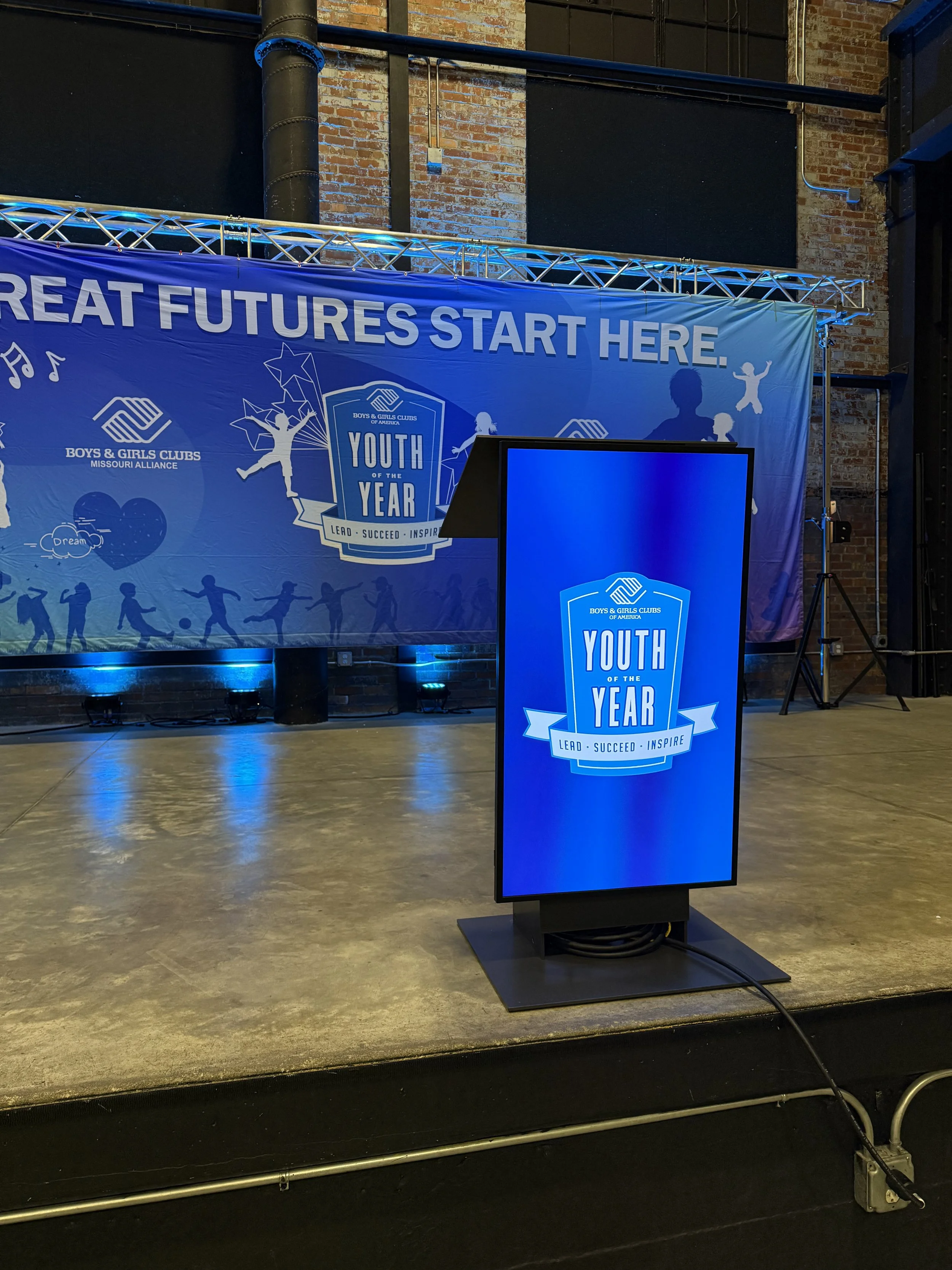 Digital Podium Display Screen Jefferson City Missouri