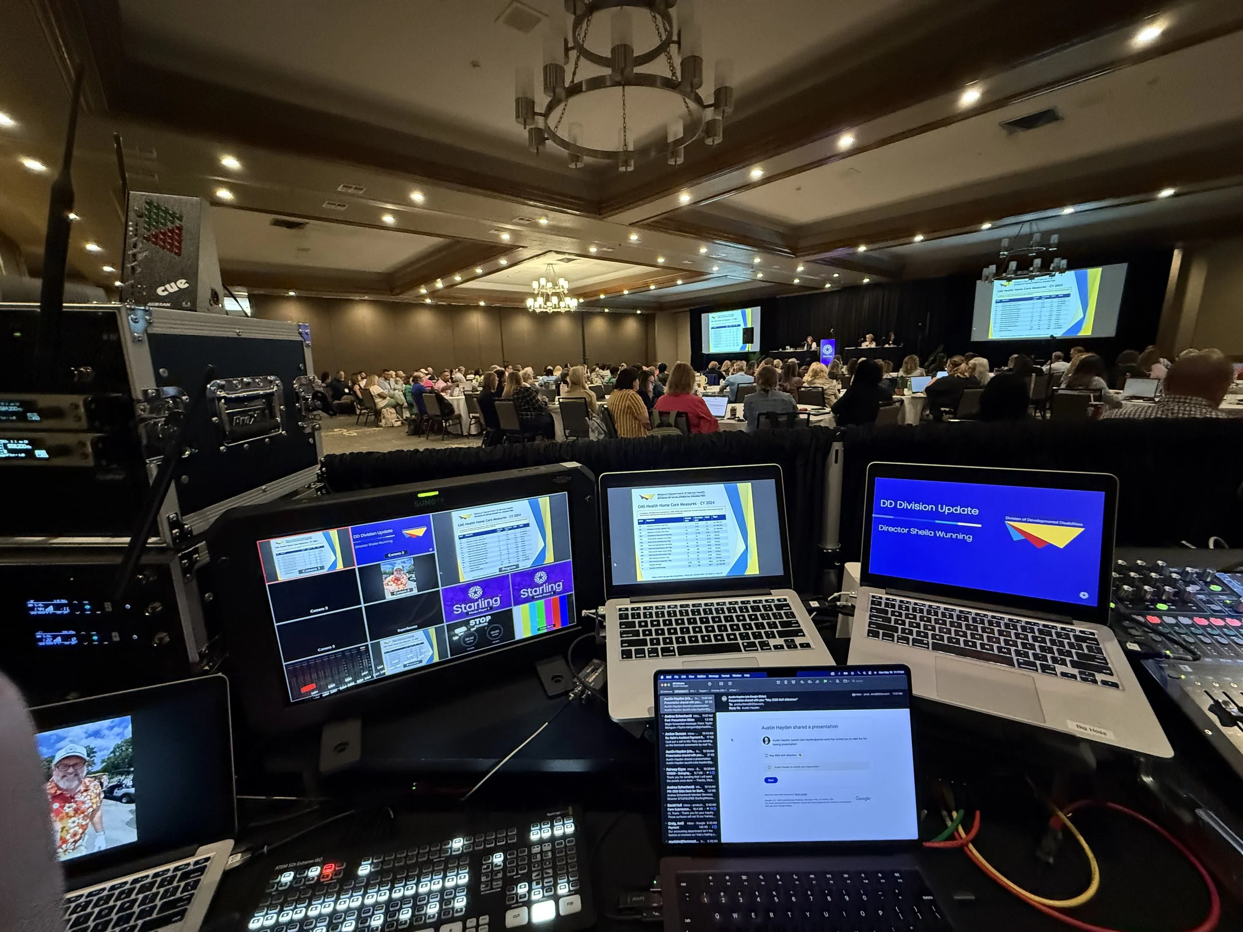 Audio Visual Setup At The Lodge Of The Four Seasons
