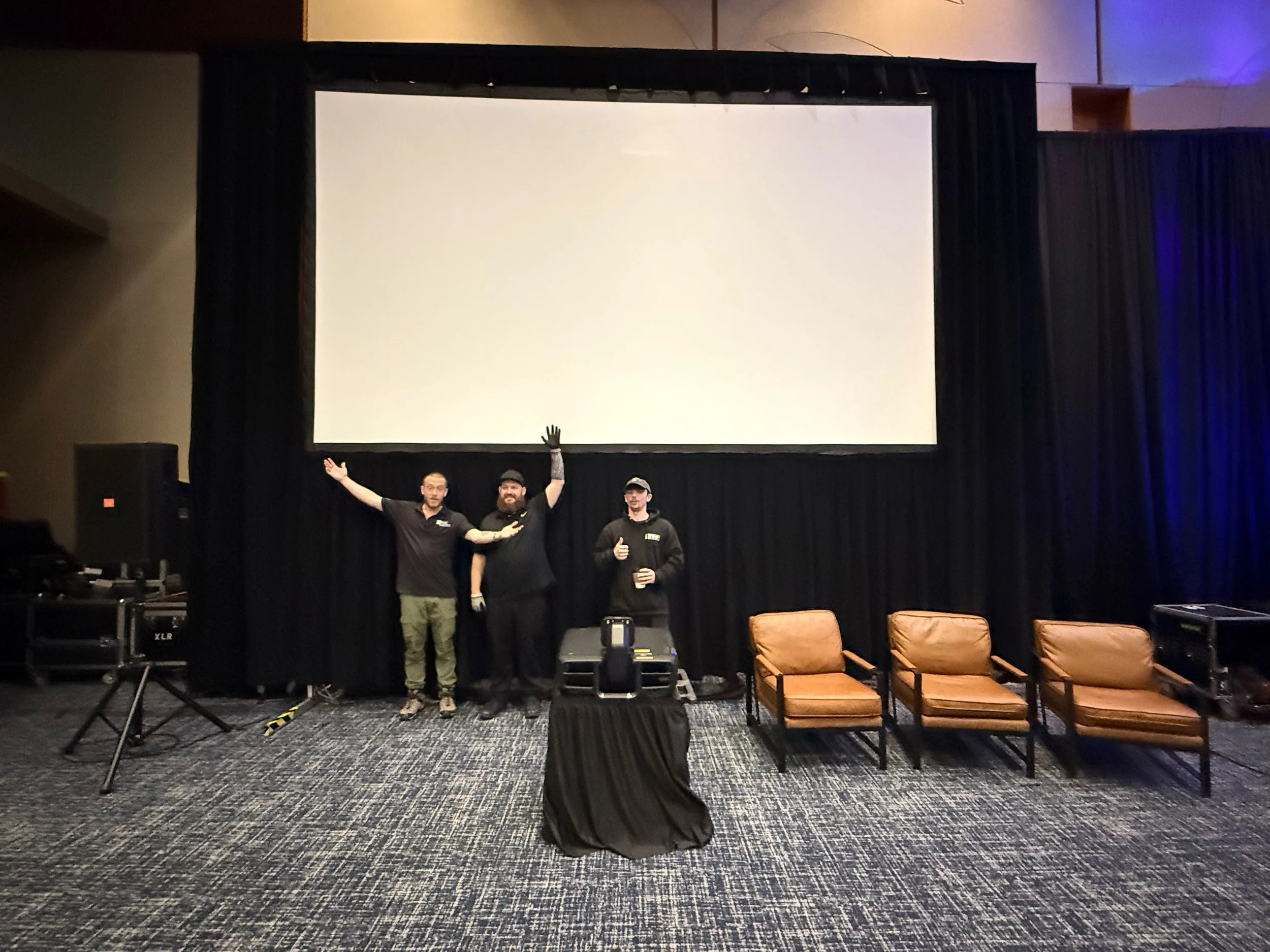 Large Projection Screen Setup In Branson Missouri