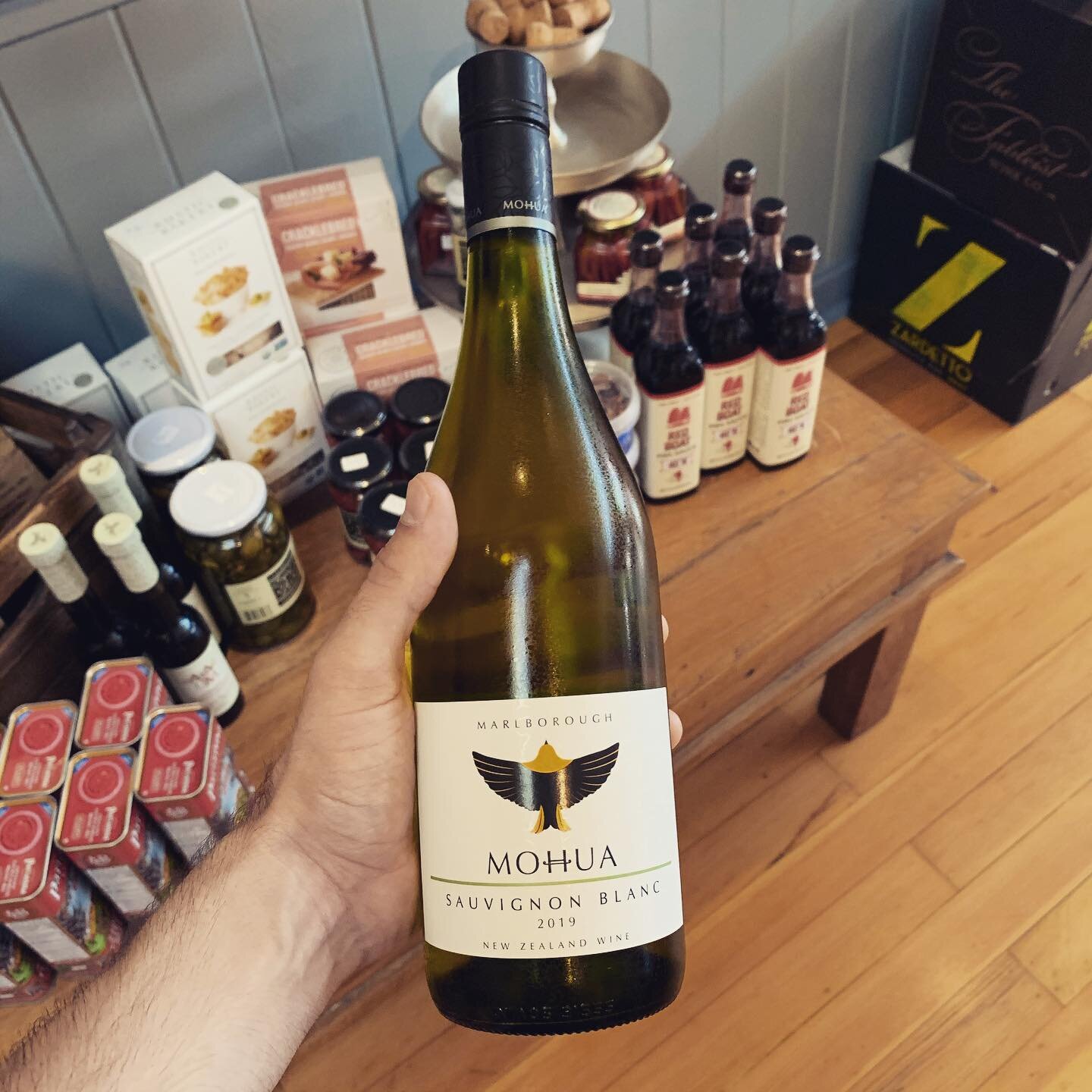 Just brought in this Marlborough NZ Sauvignon Blanc by Mohua and you&rsquo;ve got to try it! Very aromatic with bright citrus fruit notes and lean acidity make this a perfect wine to beat the heat! We&rsquo;ll be offering it by the glass tonight and 