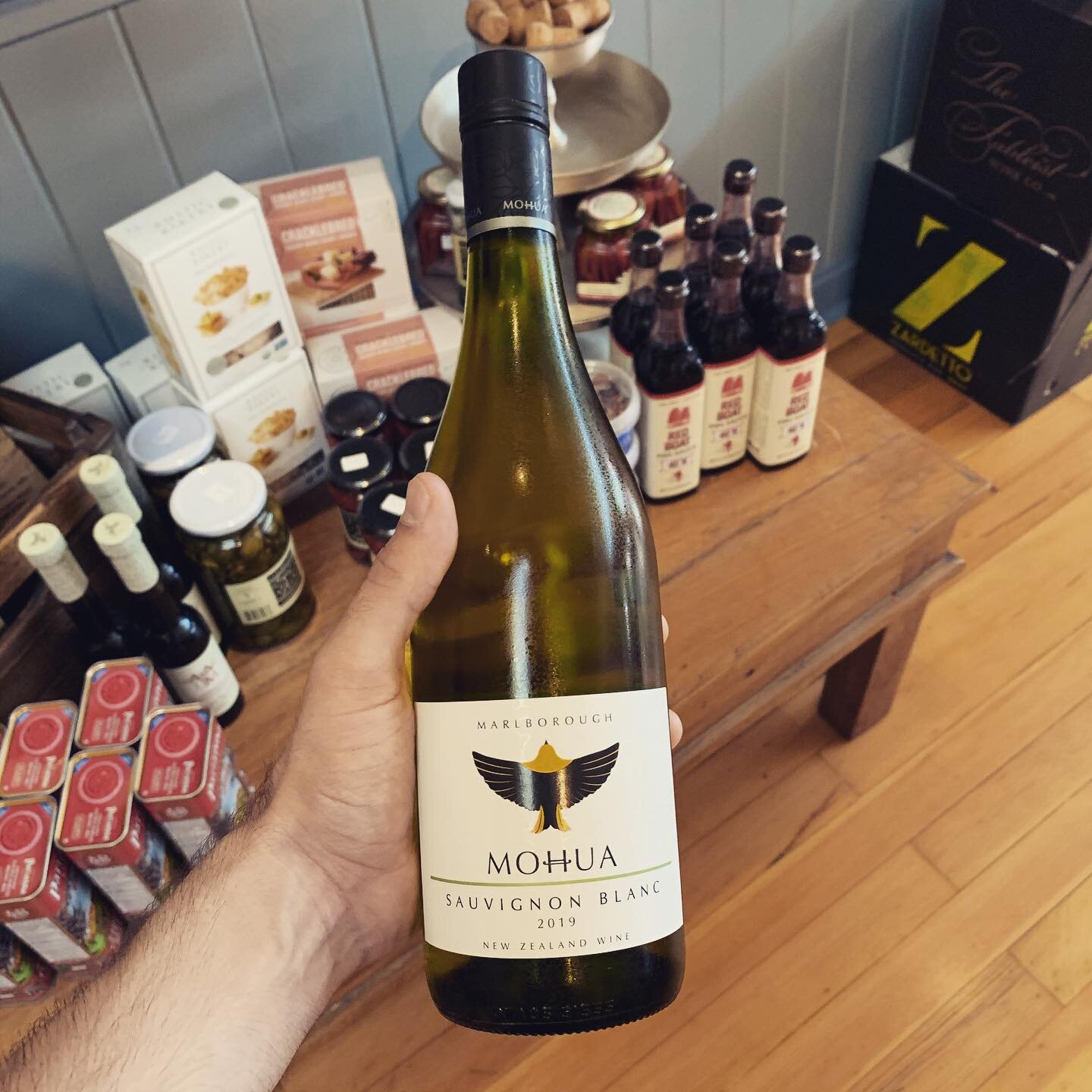 Just brought in this Marlborough NZ Sauvignon Blanc by Mohua and you&rsquo;ve got to try it! Very aromatic with bright citrus fruit notes and lean acidity make this a perfect wine to beat the heat! We&rsquo;ll be offering it by the glass tonight and 