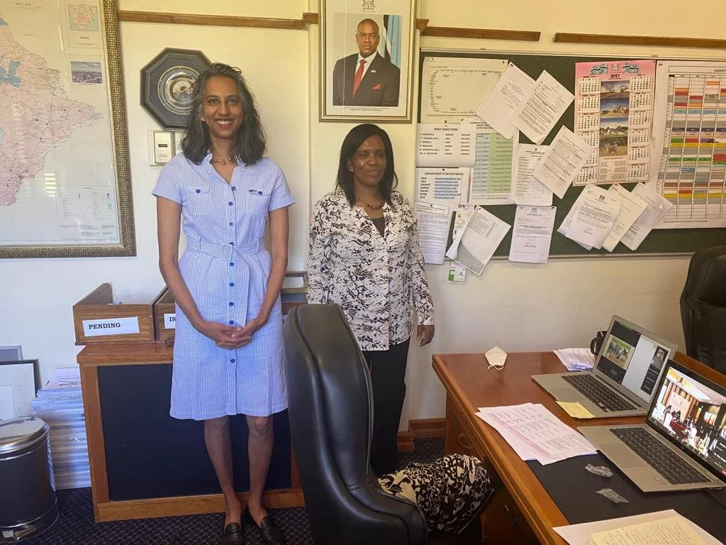 a Isfmi dá as boas-vindas à Alta Comissária australiana HE Gita Kamath numa visita às nossas instalações no Botswana