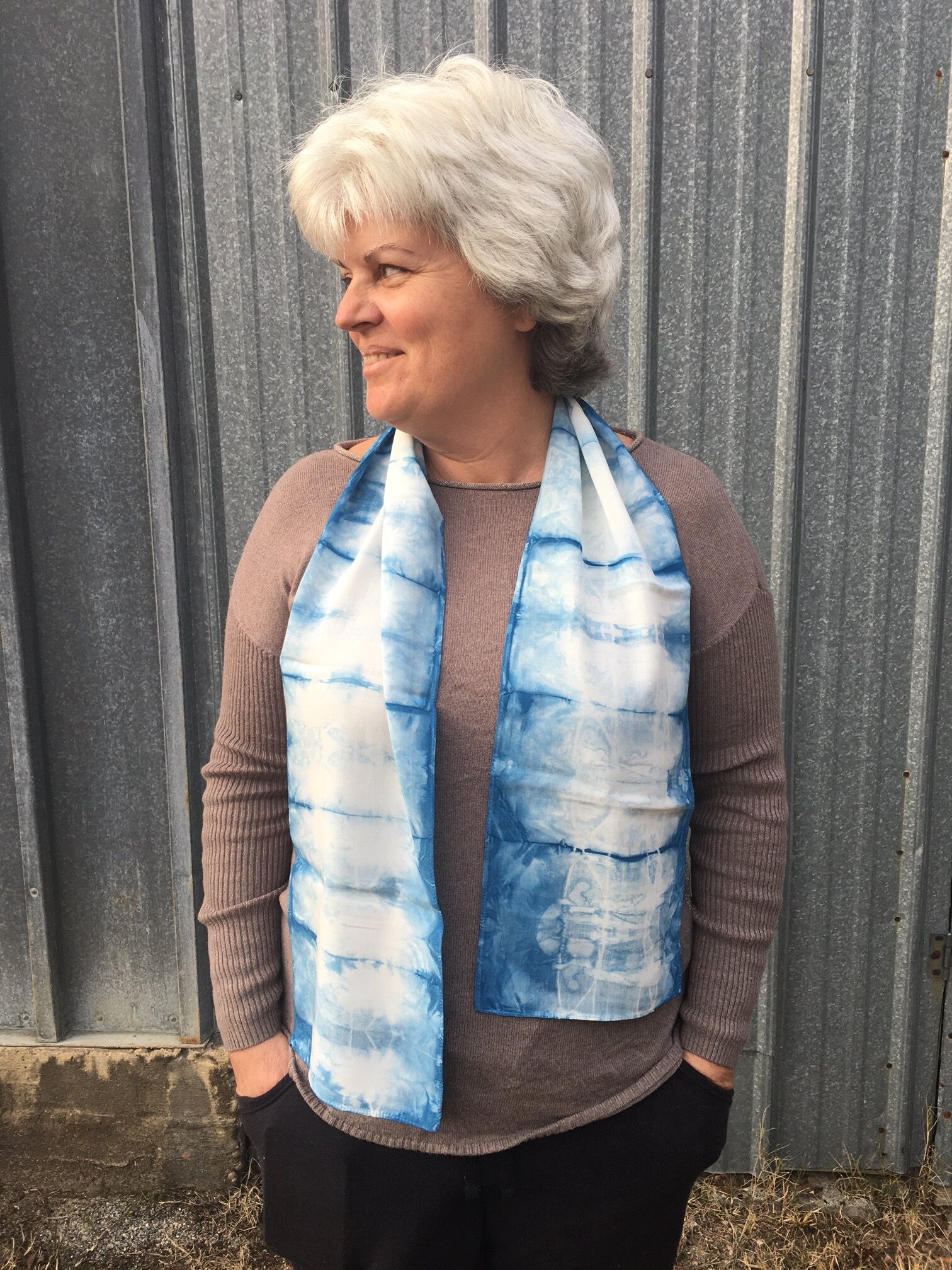 Shibori Rayon Scarf 