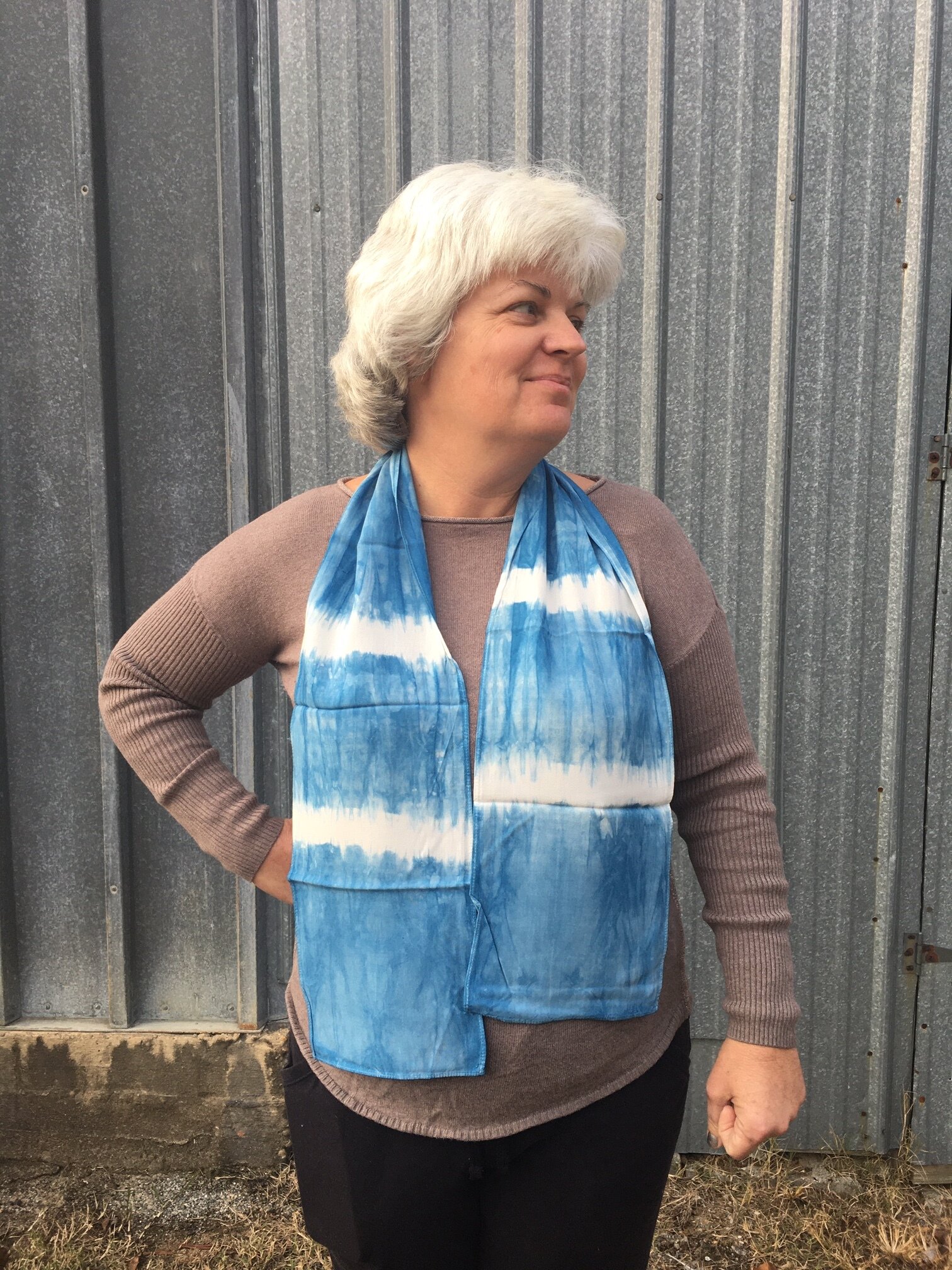 Shibori Rayon Scarf 
