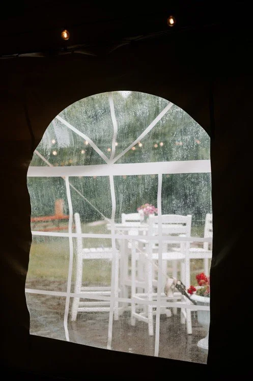 Outdoor Wedding Tent Reception