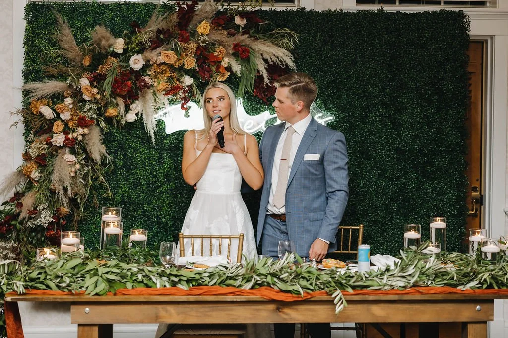 Head table / bride / groom