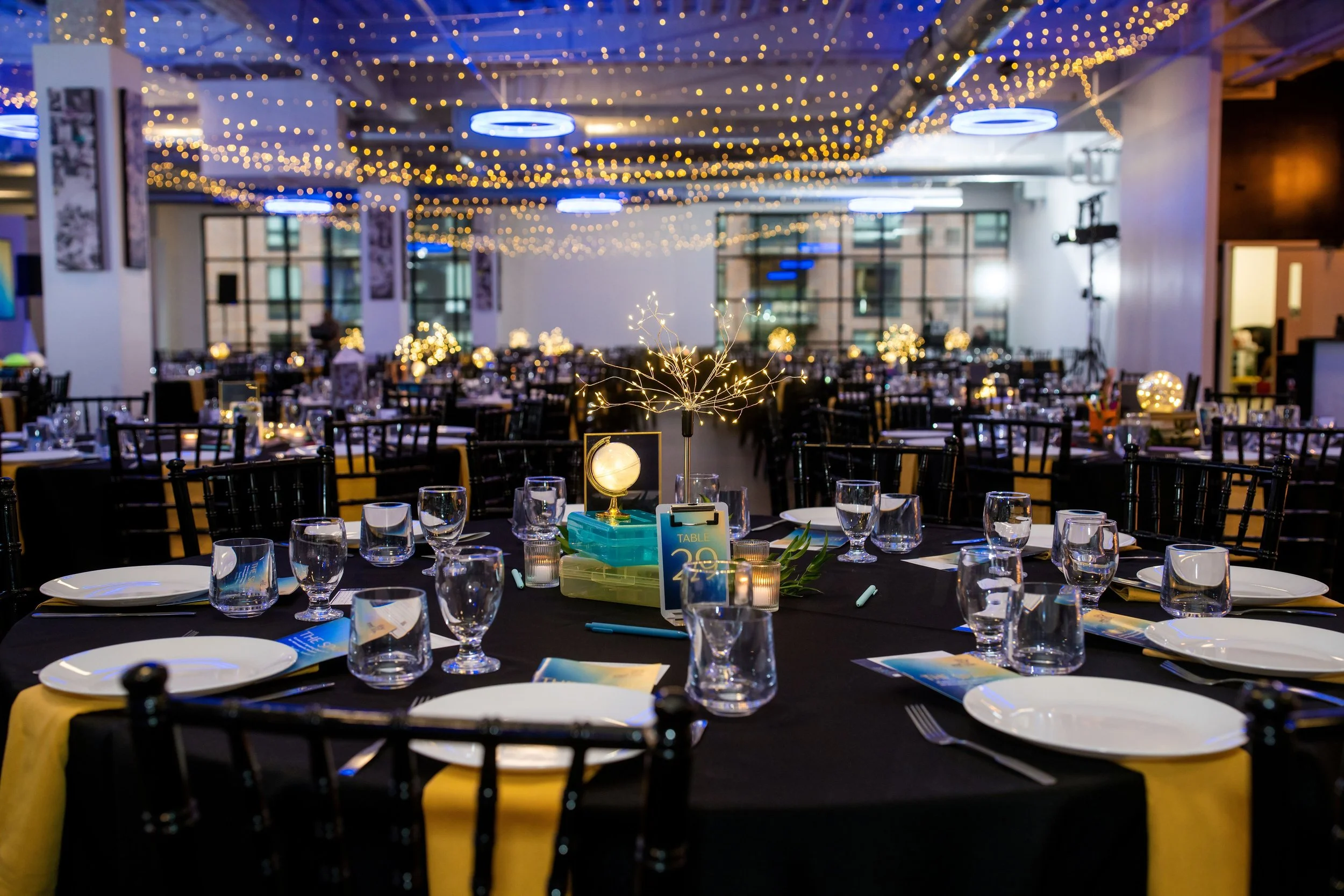Great MN School Event Design Planning tablesetting