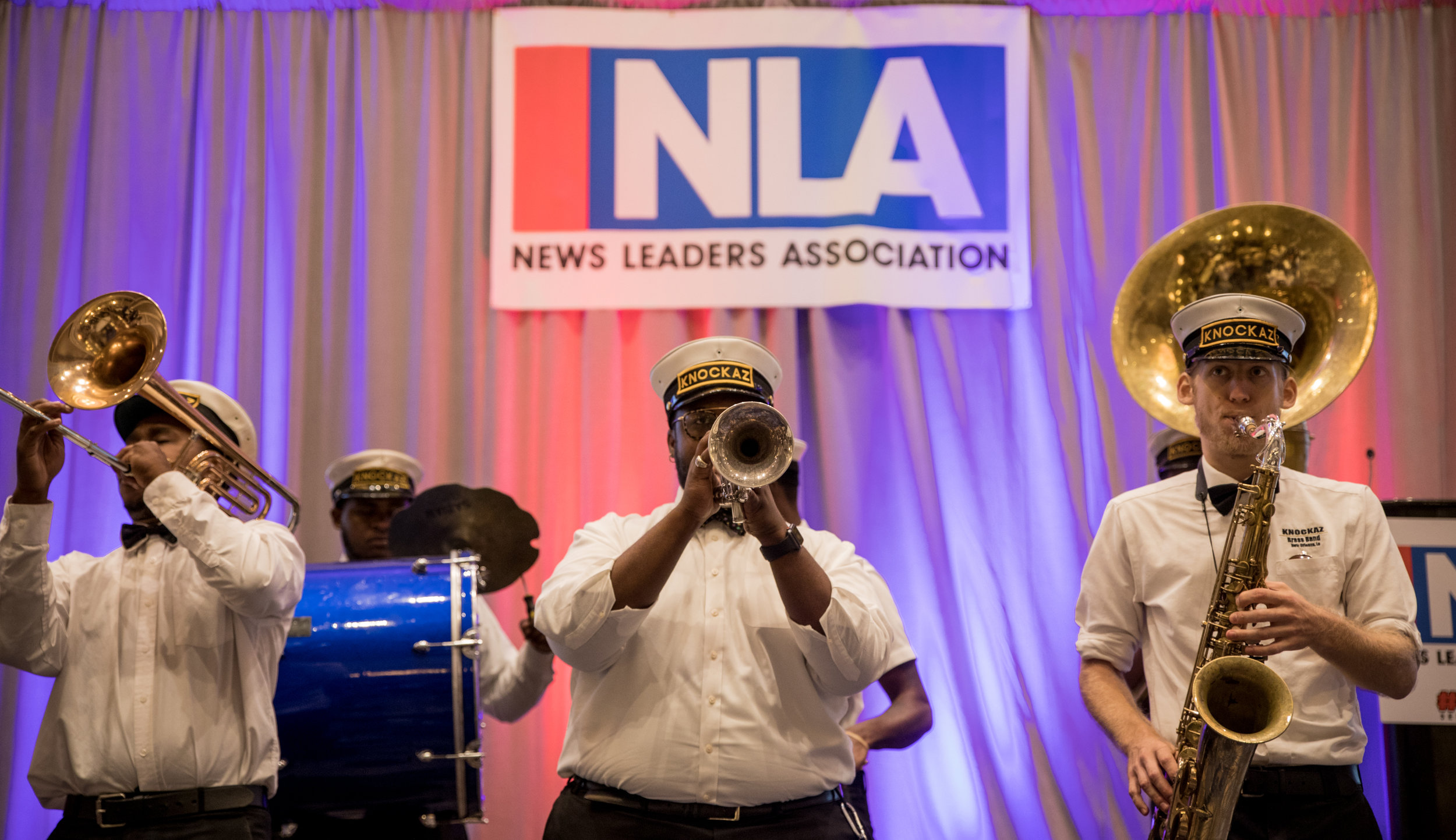  As the 2019 conference started Monday, a classic New Orleans jazz band welcomed the conference goers.  Photo Courtesy: Eric Pritchett  