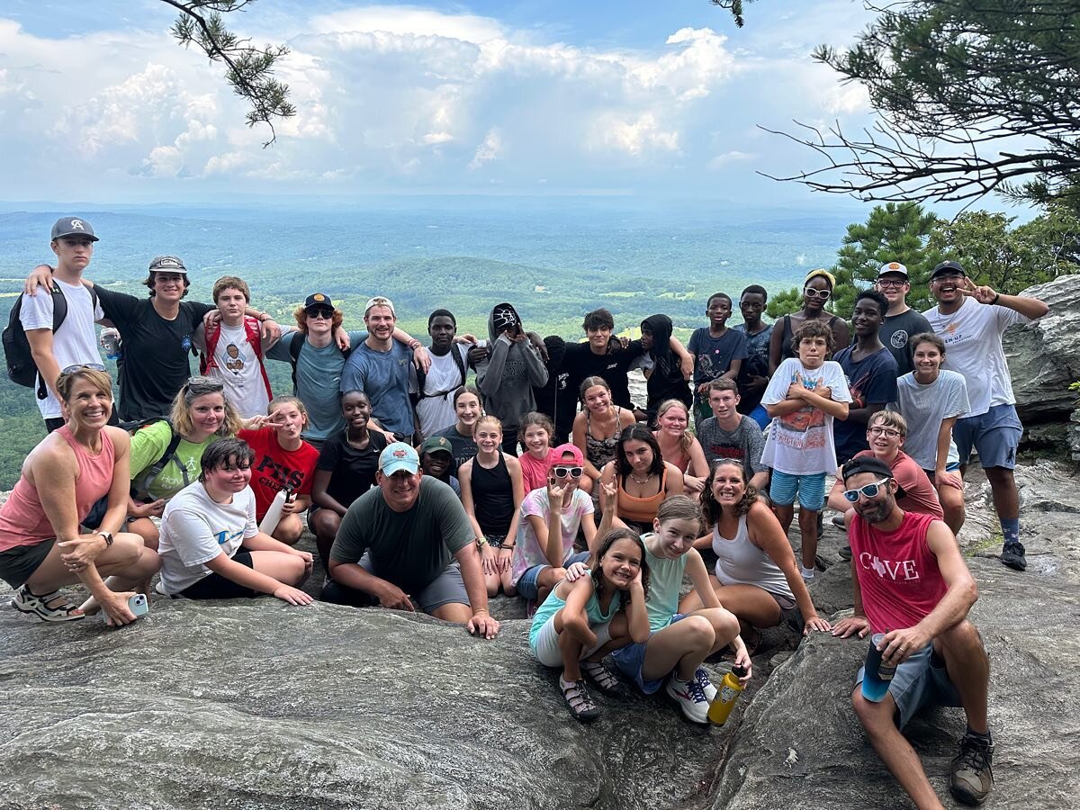 Always love being on top of the world with y&rsquo;all! Annual hanging rock trip in the books!! 🎉