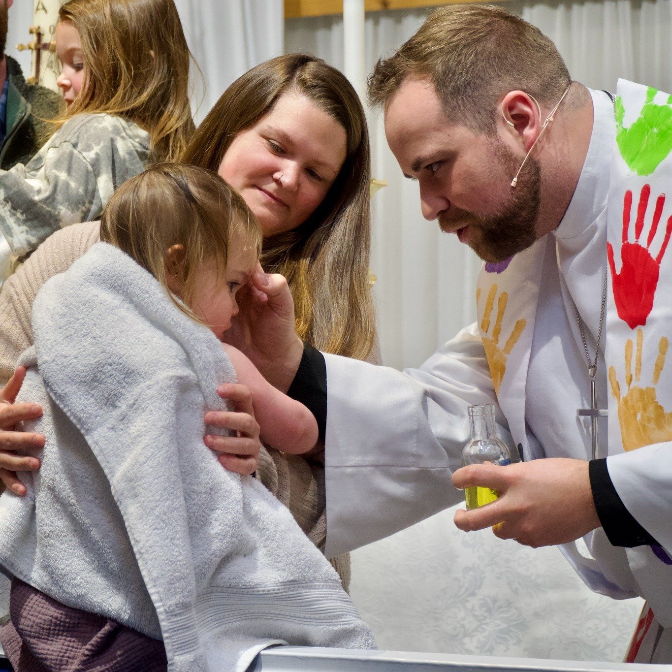 We've got our next 💦baptism service💦 coming up on August 17th! If you'd like to have yourself or your child baptized, visit redeemergso.org/now to fill out the form and a member of our clergy team will connect with you.