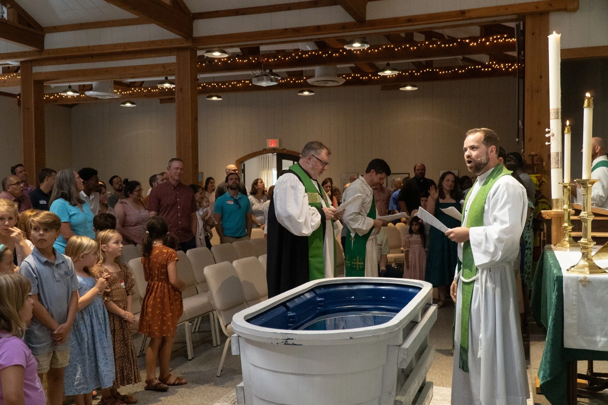 💦BAPTISMS 💦 are coming up on November 2nd (All Saints' Day)!
If you'd like to have yourself or your child baptized, we invite you to come to our BAPTISM CLASS on Tuesday, October 28th from 5:30-7:30pm. Here you'll learn more about the theology of b