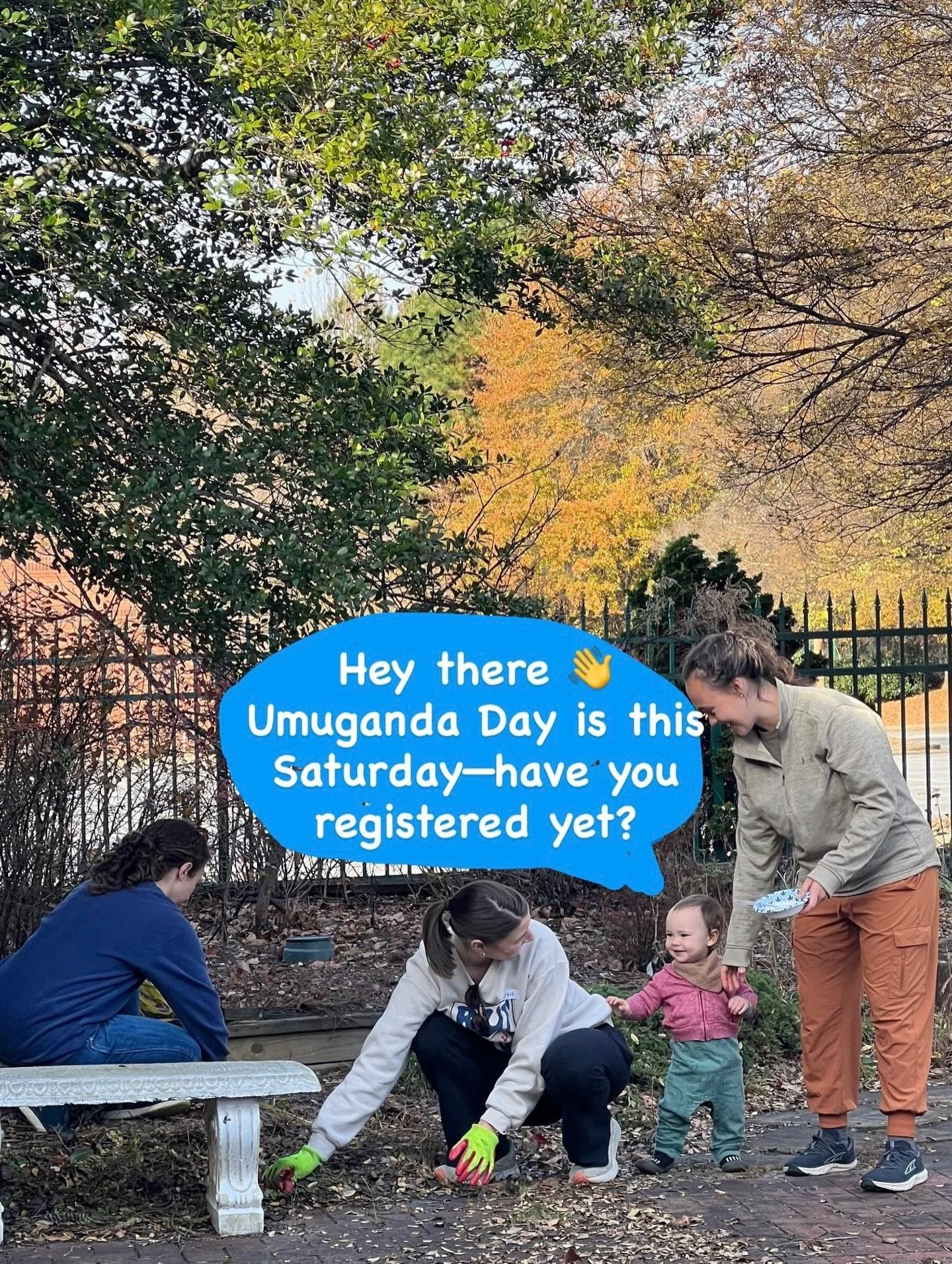 UMUGANDA DAY (our all-church workday) is this Saturday, March 21st from 7:45am-1pm. Have you registered yet?

We&rsquo;ll have teams working on the Farm, in the Grove (kids&rsquo; space), cleaning sanctuary chairs, &amp; helping clean out the storage