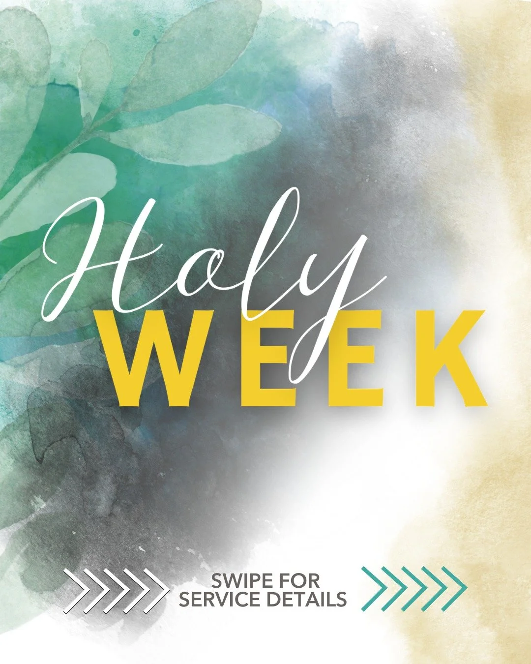Holy Week is the highlight of our church year when we walk in the footsteps of Jesus during his last week of earthly ministry. From the crowds waving palm branches as he enters Jerusalem, to their cries later that week demanding his crucifixion. And 