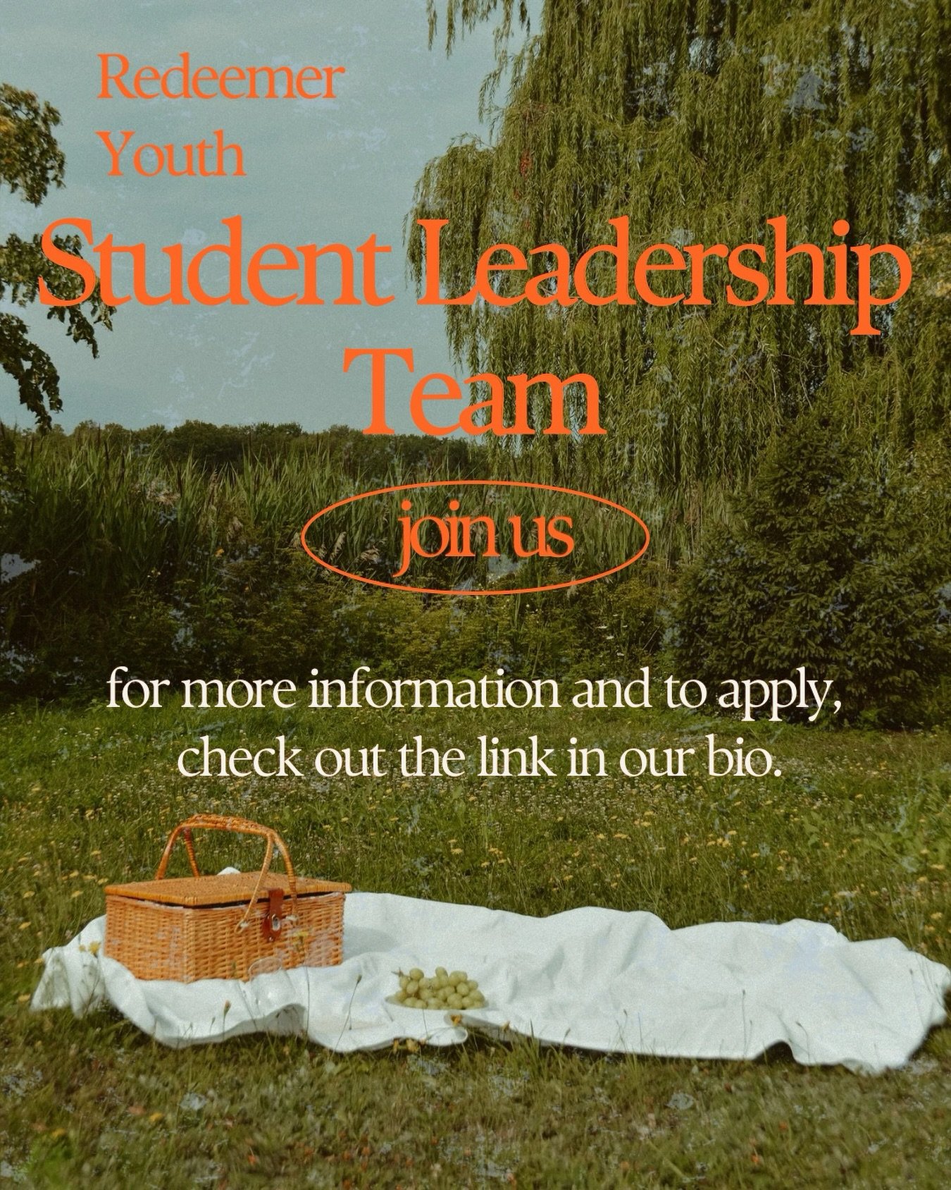 🚨 CALLING ALL STUDENTS WHO WANT TO GROW EVEN DEEPER IN THEIR FAITH!! 🚨

Redeemer Youth is building a Student Leadership Team - and YOU can be a part of it! 👊

This is your chance to grow deeper, lead with a purpose, and serve with a heart to help!