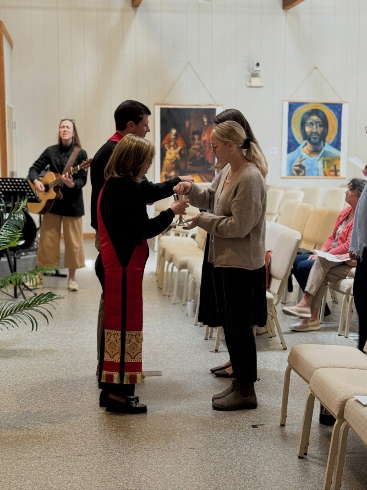 These noon eucharist services for Holy Monday and Holy Tuesday have been such a sweet way to enter into Holy Week. We have one more noon service tomorrow on Holy Wednesday (also known as &ldquo;Spy Wednesday&rdquo;)&mdash;hope to see you there!