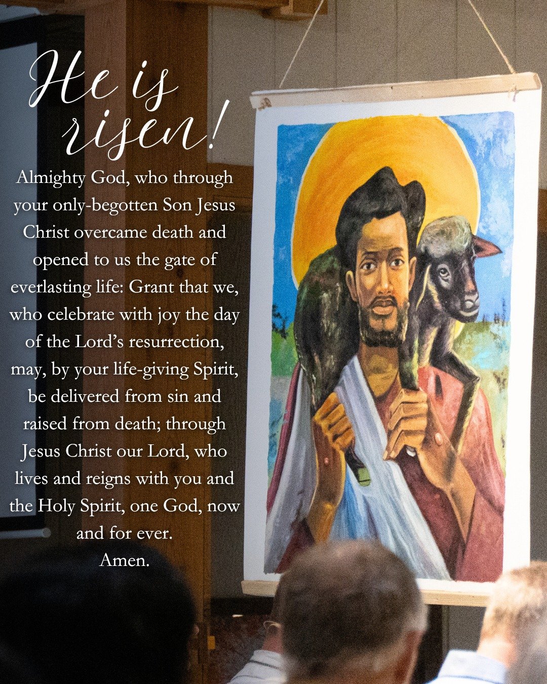 The Lord is risen! Alleluia! Join us as we celebrate the risen Lord today! We will have English services at 9am &amp; 11am, and a joint Arabic/Sudanese/East African/English service  at 2pm.