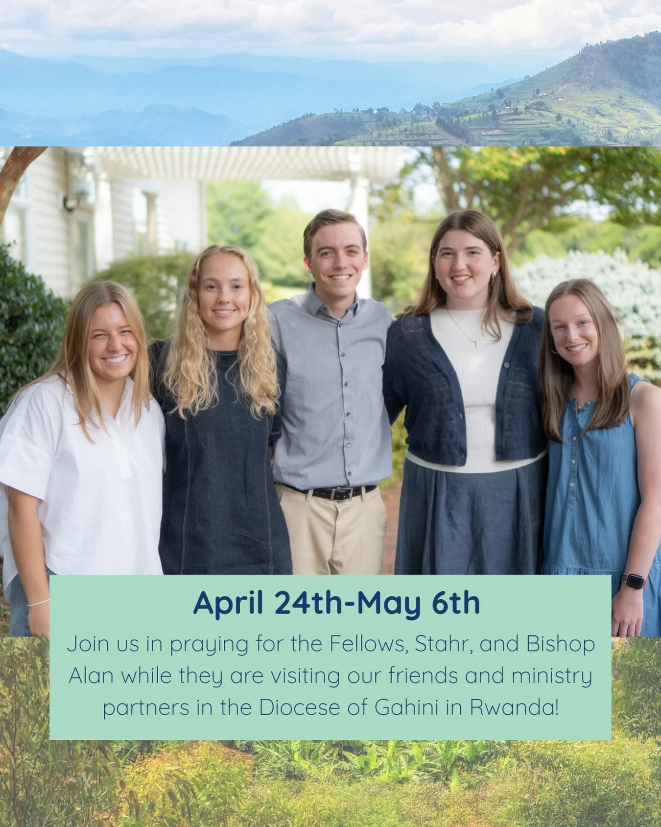 Join us in praying for the @greensborofellows, Bishop Alan, and our friends from @goodshepherdbr as they head out to Rwanda today!

We have partnered with the Diocese of Gahini since the earliest days of our church&rsquo;s formation, and are founding