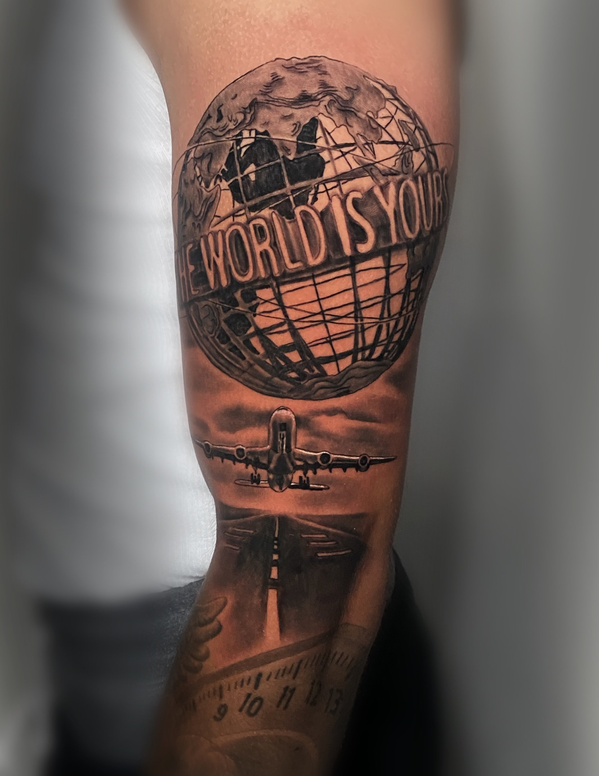 The world is yours by macktattoos  Instagram