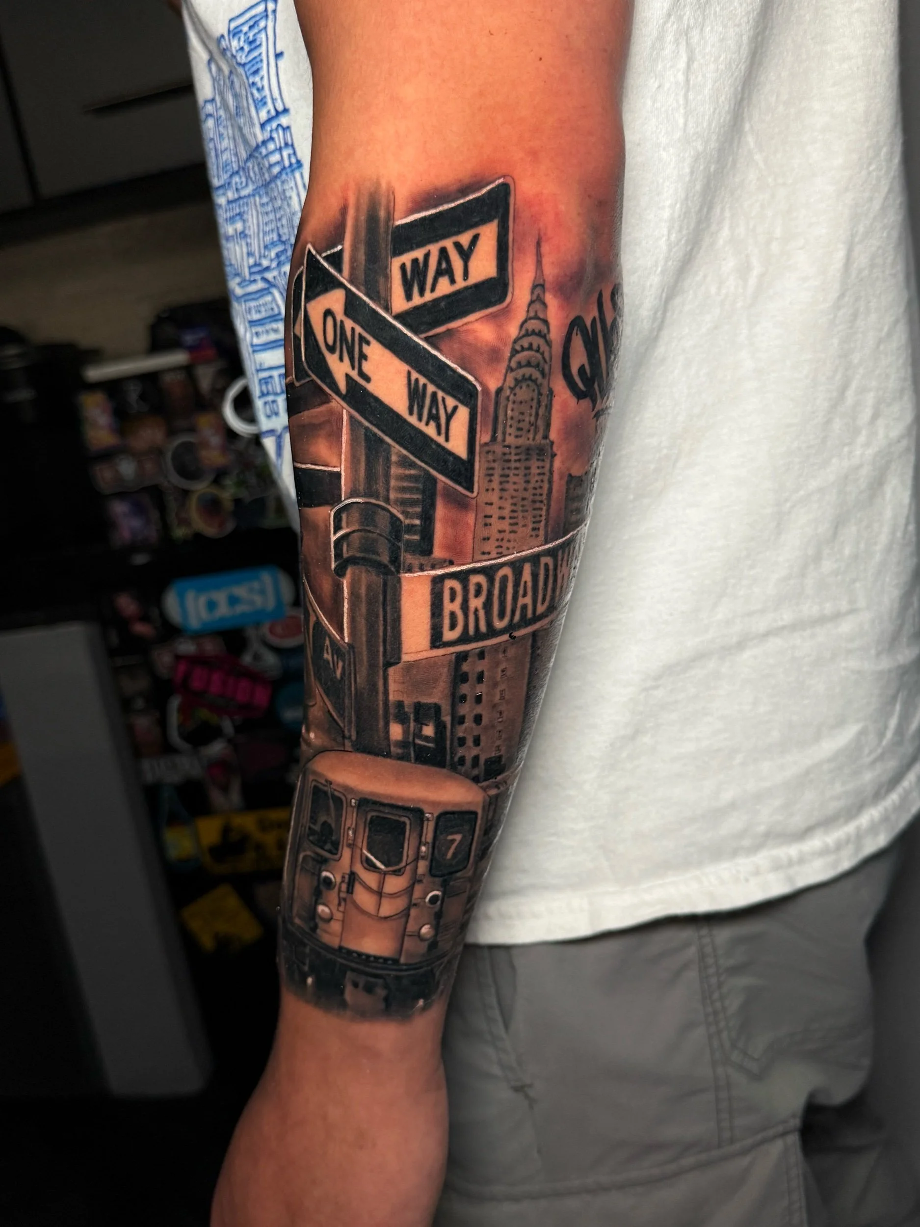 Tattoos Of Street Signs Orangetattooshop Tattoos Of Street Signs Orangetattooshop