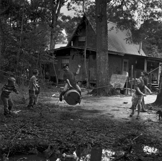   Jug Riding  Image: 2004/ printed: 2006 Edition: 2/15 Gelatin Silver Print 15 x 15 in. (image size) The Do Good Fund, Inc., 2013-005 