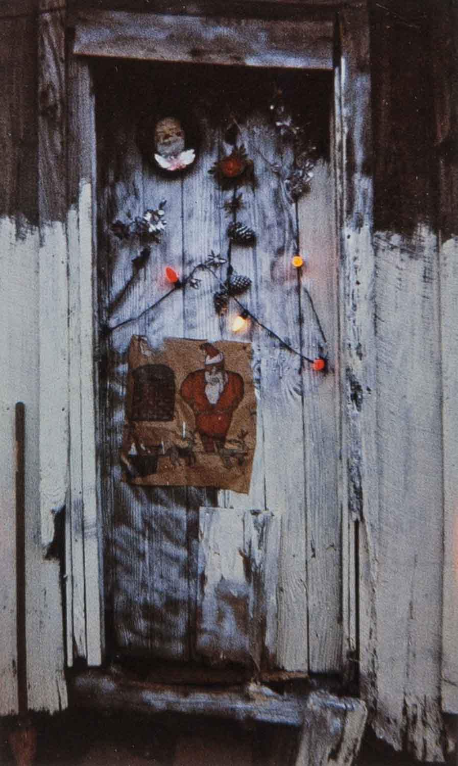   Door of House at Christmas Time, Greensboro, Alabama  Image: 1971/printed: 1981 Dye Coupler Color Print 5 x 3 1/4 in. (image size) The Do Good Fund, Inc., 2016-120 