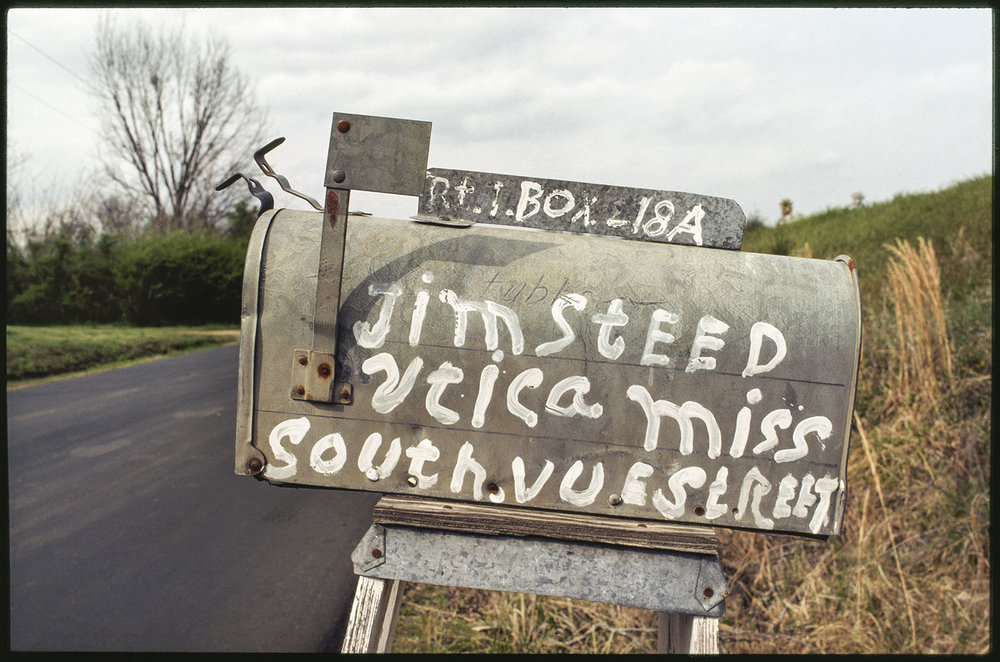   Jim Steed mailbox, Route 1, Box 18A, Utica, Mississippi , 1974 13 × 20 in. (image size) The Do Good Fund, Inc., 2016-137 