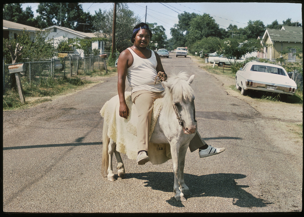   Unidentified rider and pony, Yazoo City, Mississippi , 1975 20 × 13 in. (image size) The Do Good Fund, Inc., 2016-149 