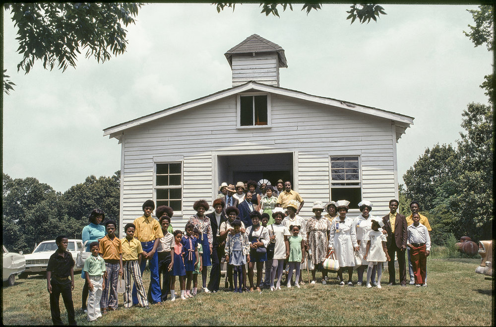   Rose Hill Church and Congregation, Fisher Ferry Road, Warren County, Mississippi , 1975 13 × 20 in. (image size) The Do Good Fund, Inc., 2016-155 