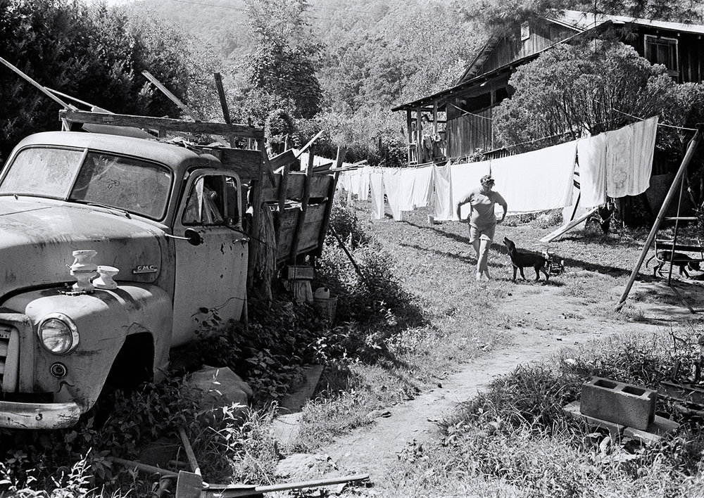   Woman and Dogs, Western North Carolina  Image: 1971/printed: 2017 Edition: 1/10 16 1/2 × 24 in. (image size) The Do Good Fund, Inc., 2017-020 