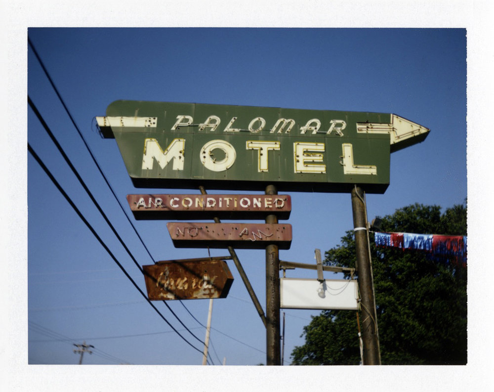   Palomar Motel, LA , 2014 Fuji-FP100C Print 3 × 3 3/4 in. (image size) The Do Good Fund, Inc., 2015-043 