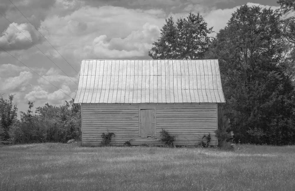   Broken Gable Barn (ca. 1925), Perry County, Alabama , 2003/ Printed: 2015  Digital Pigment Print 7 3/4 × 12 in. (image size) The Do Good Fund, Inc., 2015-049 