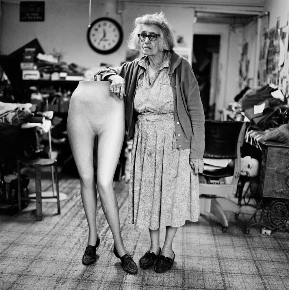   Mrs. Ova Heggi and her Mannequin, Chattanooga, TN , 1974/ Printed: c. 2003  Gelatin Silver Print 20 × 16 in. (image size) The Do Good Fund, Inc., 2015-013 