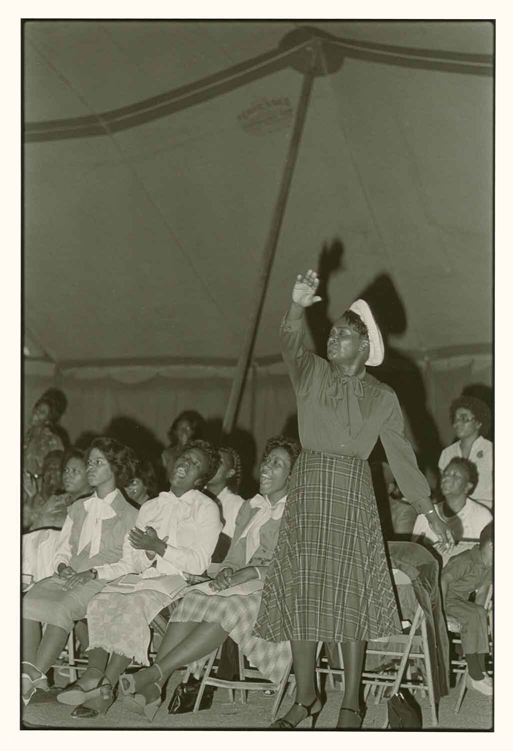   Tent Revival , 1981 Silver Gelatin Print 9 1/4 × 6 1/8 in. (image size) The Do Good Fund, Inc., 2015-61 