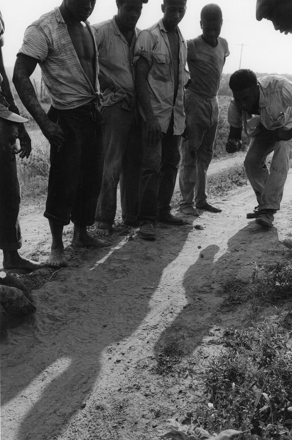   Shooting Craps, W.B. Miller &amp; Son Farm,  1966 Silver Gelatin Print 7 × 4 1/2 in. (image size) The Do Good Fund, Inc., 2017-41 