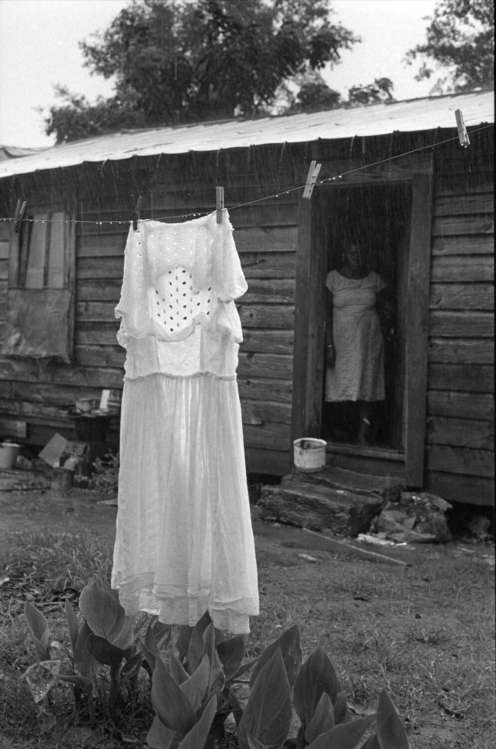   Dress in the rain , 1961 Silver Gelatin Print 7 × 4 3/4 in. (image size) The Do Good Fund, Inc., 2017-046 